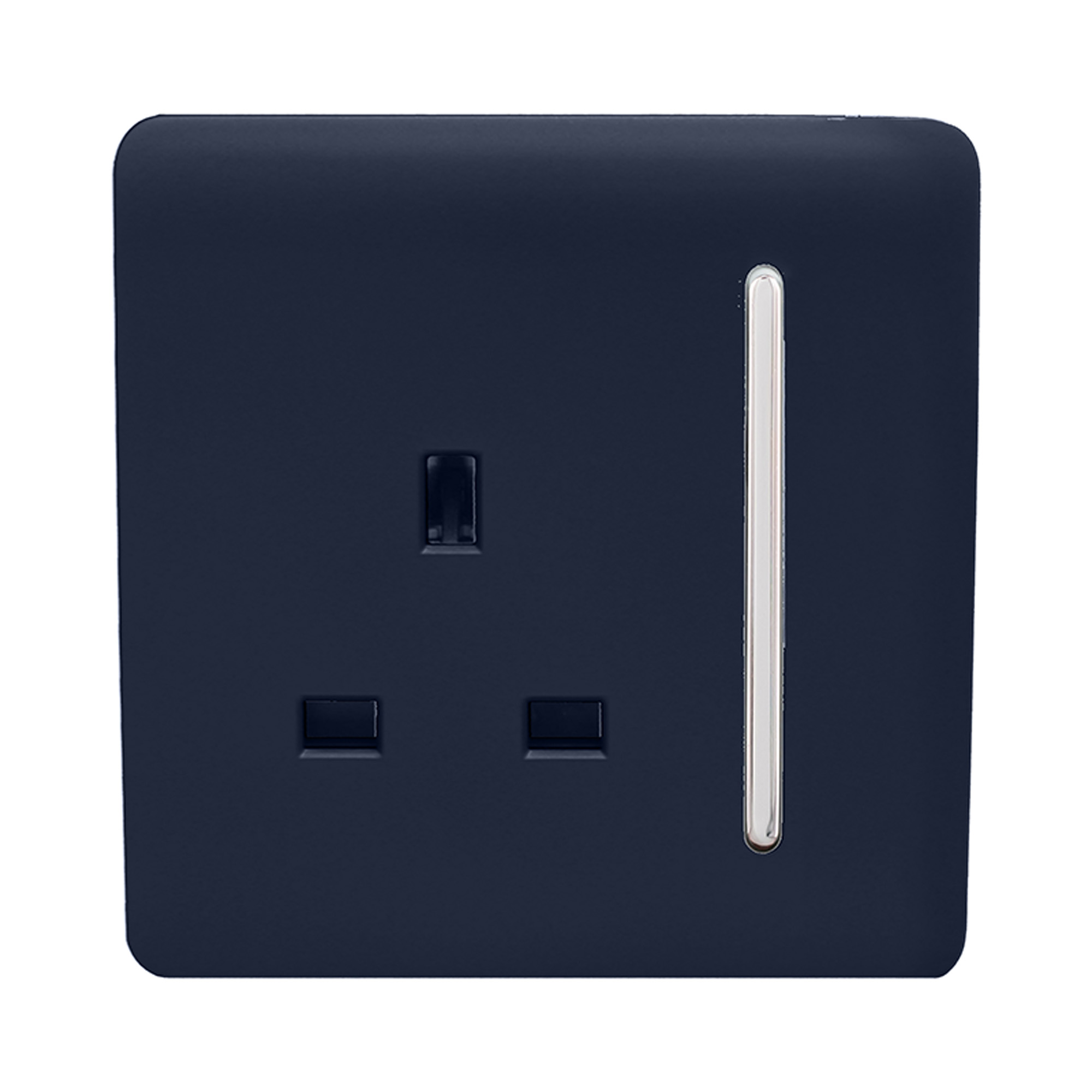 ART-SKT13NV  1 Gang 13Amp Switched Single Socket Navy Blue